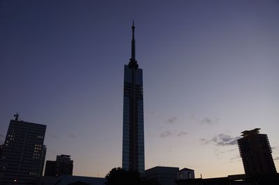 Low angle view of skyscrapers