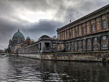 View of cathedral against cloudy sky