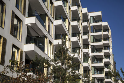 Low angle view of buildings against sky