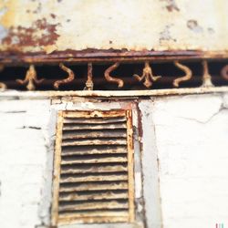 Close-up of weathered wall