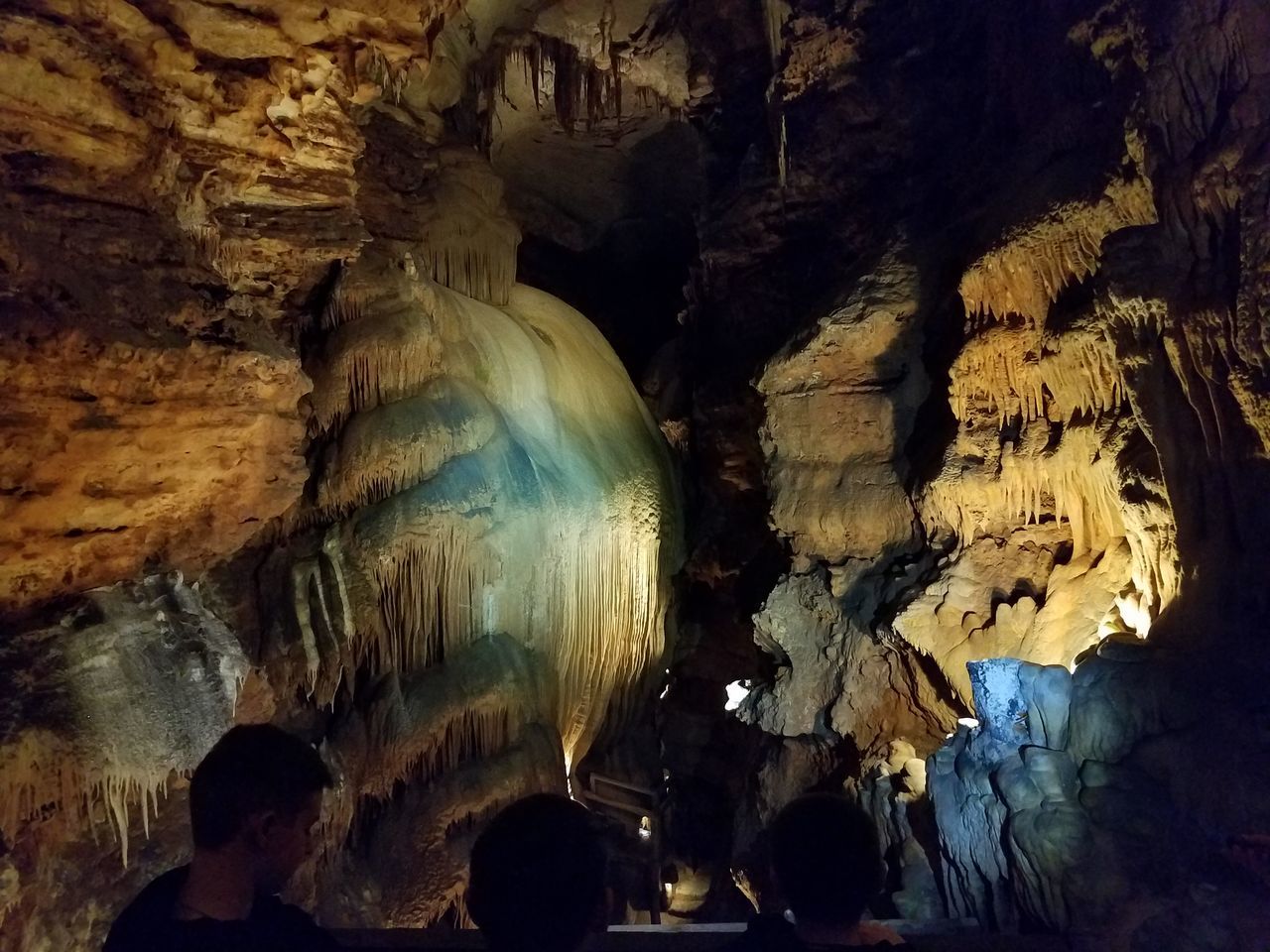 LOW ANGLE VIEW OF ROCK FORMATION