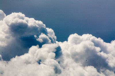 Low angle view of clouds in sky