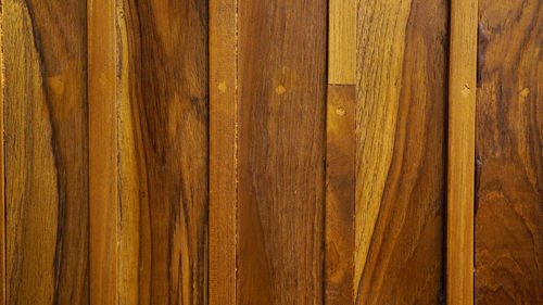 Surface level of wooden floor