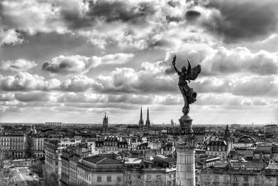 Aerial view of bordeaux