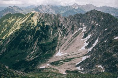 Scenic view of landscape and mountains