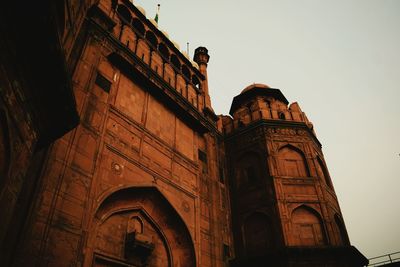 Low angle view of historical building