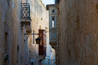 Low angle view of old building