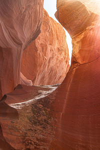 Rock formations in a desert