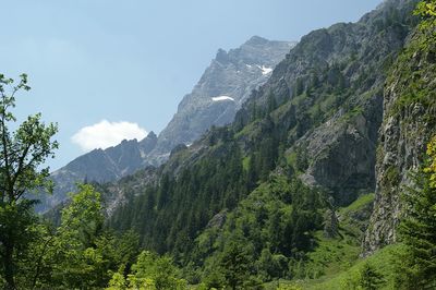 Scenic view of mountains