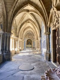 Corridor of historic building