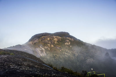 Scenic view of mountain against sky