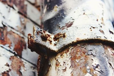 Close-up of rusty metal