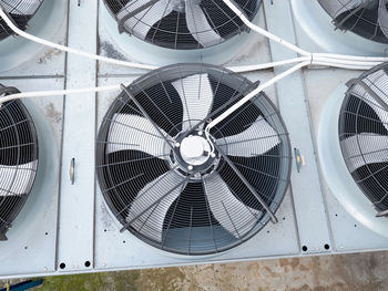 Full frame shot of electric fan