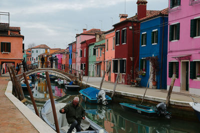 View of buildings in city