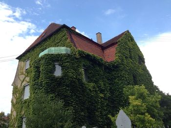 Low angle view of building against sky