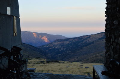 Scenic view of mountains