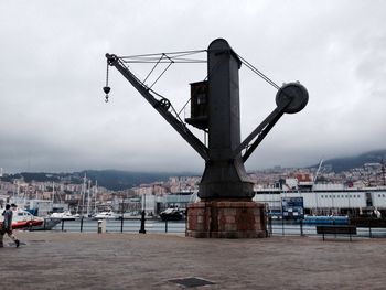 Cranes at commercial dock