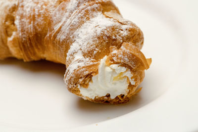 Close-up of bread on table