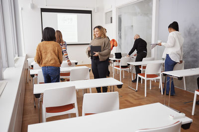 People in meeting room