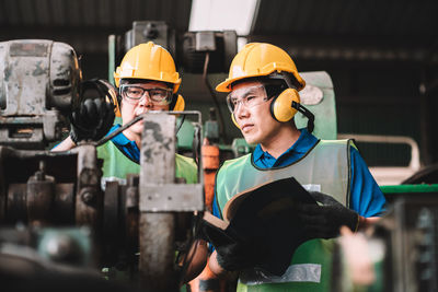 Portrait of man working