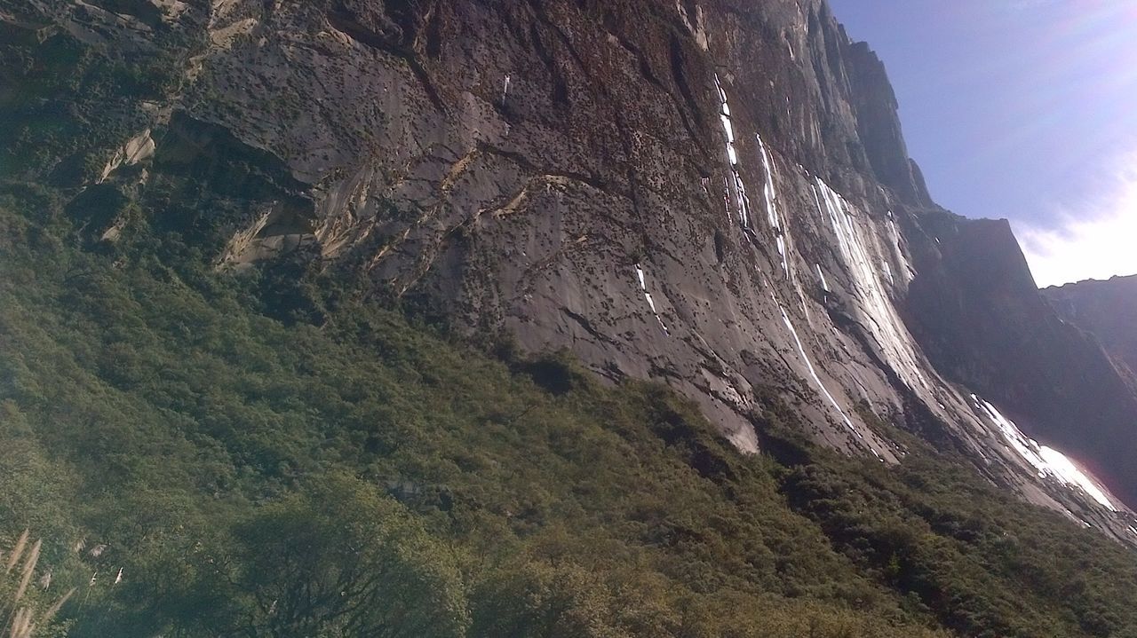 LOW ANGLE VIEW OF ROCKY MOUNTAIN RANGE