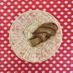 High angle view of coffee beans