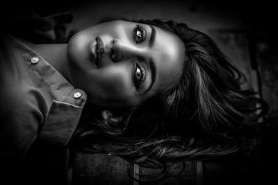 Portrait of beautiful woman
