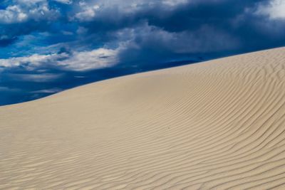 Low angle view of cloudy sky