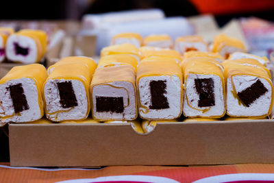 Close-up of cake