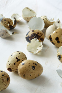 Close-up of cookies on table