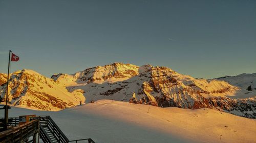 Low angle view of mountain against sky