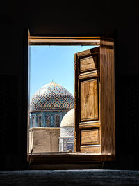 Interior of building