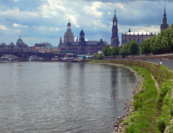 River with buildings in background