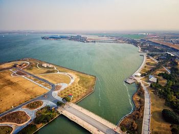 Aerial view of cityscape