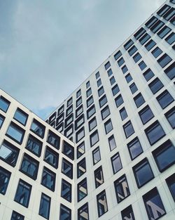 Low angle view of buildings against sky