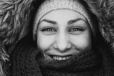 Close-up portrait of woman