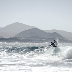 People enjoying at beach