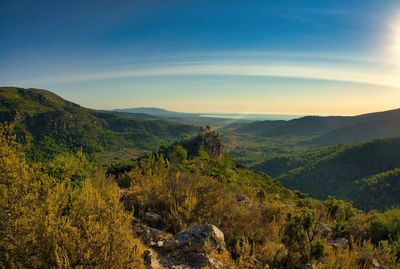 Scenic view of landscape against sky