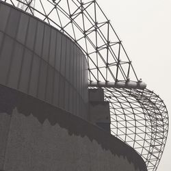 Low angle view of modern building against sky