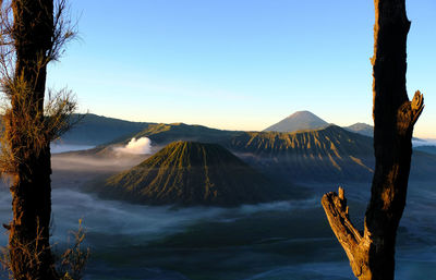 Bromo mountain at bromo tengger semeru national park in lumajang, east java province, indonesia.