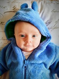Portrait of cute baby girl