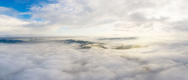 Low angle view of clouds in sky