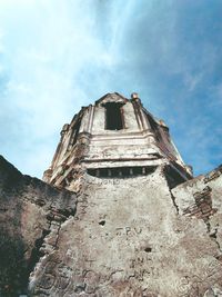 Low angle view of a temple