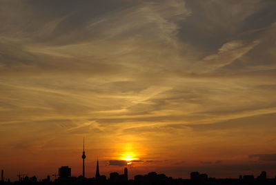 Scenic view of sky during sunset