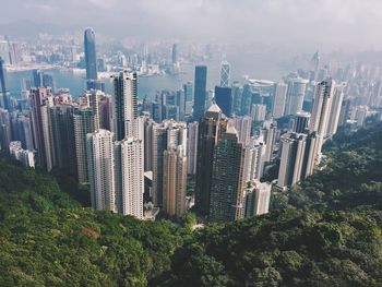 Aerial view of city