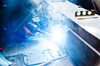 Man working in factory