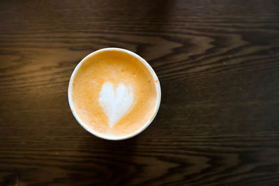 Close-up of coffee on table