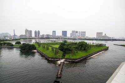 View of city at waterfront