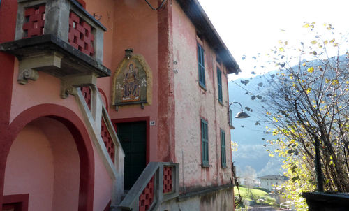 Low angle view of old building