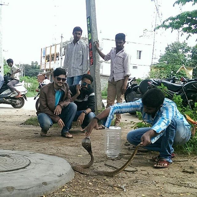 full length, casual clothing, men, lifestyles, leisure activity, rear view, togetherness, sitting, day, boys, working, standing, childhood, outdoors, person, clear sky, built structure